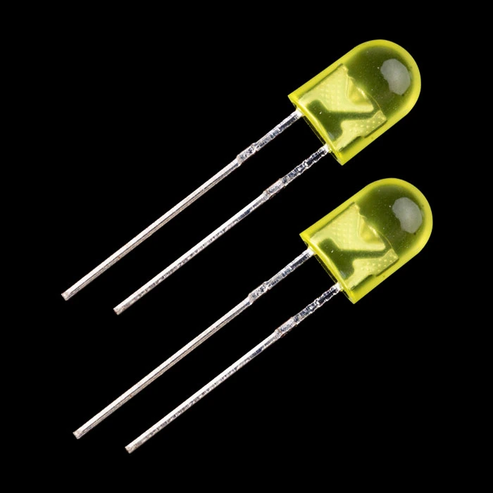 Color Diffused 0.06W Red Yellow Green Blue Amber White 3mm 5mm 8mm 10mm Round DIP LED Chip Diode