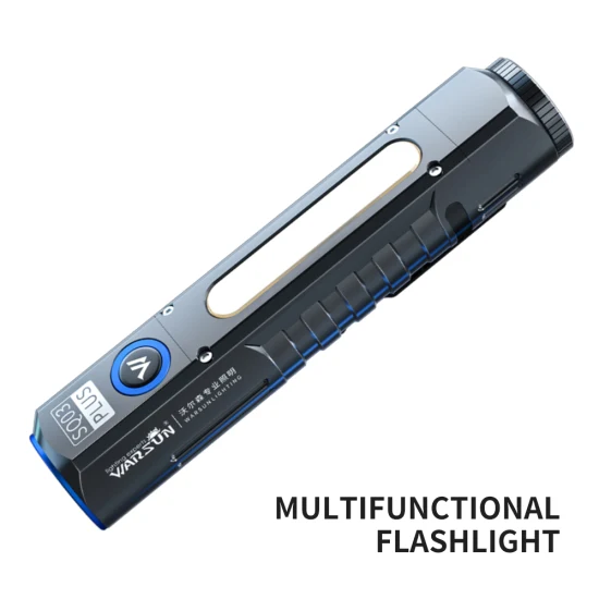 Warsun 2000 Lumen Sq03 Multifunktionale Notfall-Taschenlampe, klein, tragbar, EDC Typ C, wiederaufladbare Taschenlampe, COB-LED-Taschenlampe mit Magnet